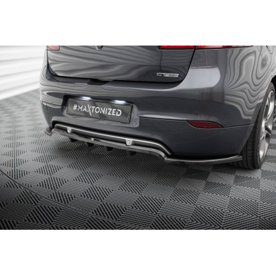 Splitter trasero para (with vertical bars) Renault Megane GT MK3 Facelift