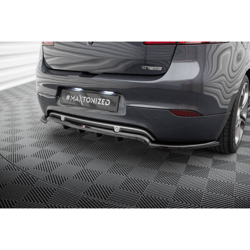 Splitter trasero para (with vertical bars) Renault Megane GT MK3 Facelift