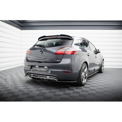 Splitter trasero para (with vertical bars) Renault Megane GT MK3 Facelift