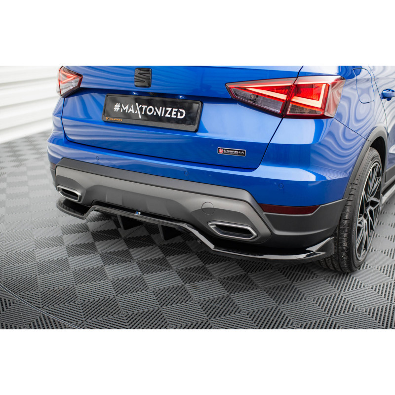 Splitter trasero para (with vertical bars) Seat Arona FR Mk1 Facelift