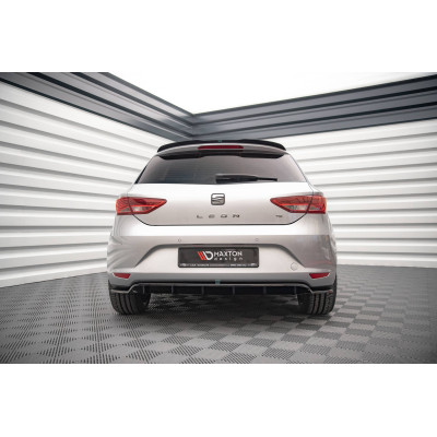Splitter trasero para (with vertical bars) Seat Leon Hatchback Mk3