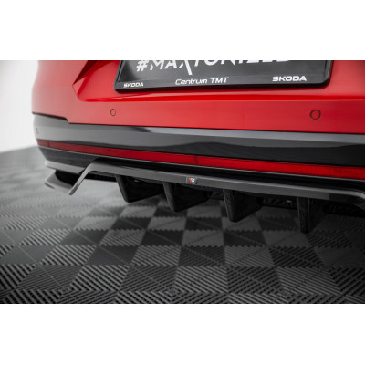 Splitter trasero para (with vertical bars) Skoda Enyaq Coupe iV RS