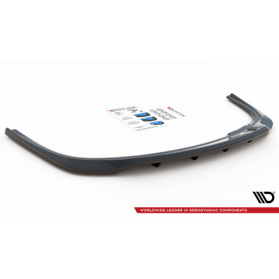 Splitter trasero para (with vertical bars) Skoda Fabia Combi Mk3