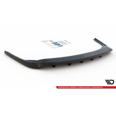 Splitter trasero para (with vertical bars) Skoda Fabia Combi Mk3 Facelift