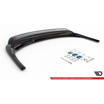 Splitter trasero para (with vertical bars) Skoda Fabia Combi Mk3 Facelift