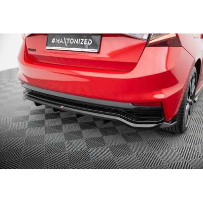 Splitter trasero para (with vertical bars) Skoda Fabia Monte Carlo Mk4