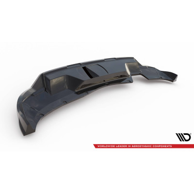 Splitter trasero para (with vertical bars) Skoda Kamiq Monte Carlo Mk1 Facelift