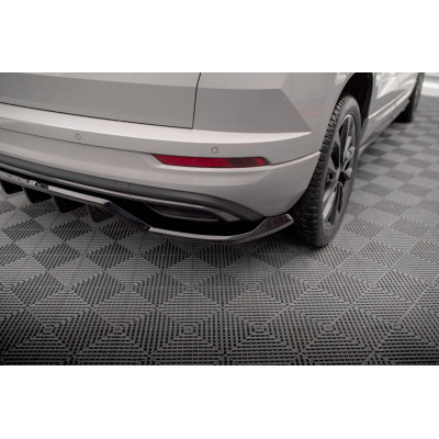 Splitter trasero para (with vertical bars) Skoda Karoq Sportline Mk1 Facelift