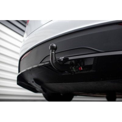 Splitter trasero para (with vertical bars) Tesla Model X Mk1 Facelift