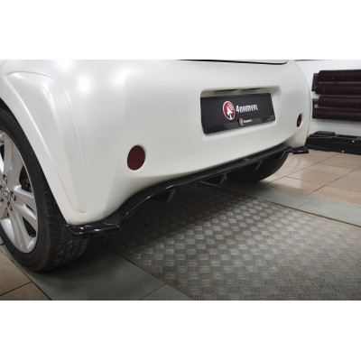 Splitter trasero para (with vertical bars) Toyota IQ