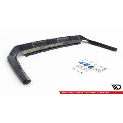 Splitter trasero para (with vertical bars) Toyota RAV4 Mk5
