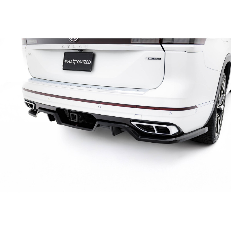 Splitter trasero para (with vertical bars) Volkswagen Atlas R-Line Mk1 Facelift 2