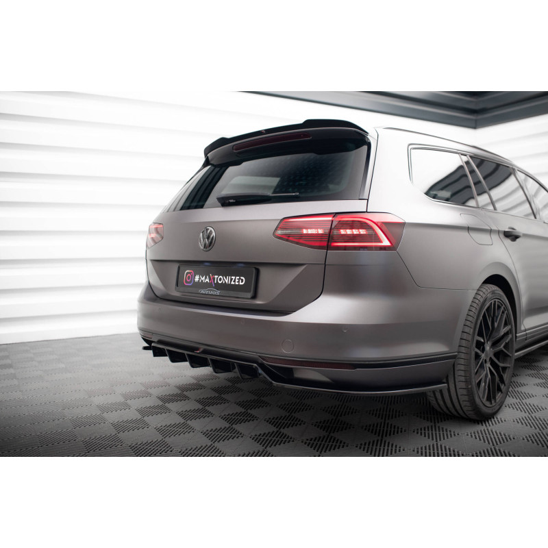 Splitter trasero para (with vertical bars) Volkswagen Passat R-Line B8