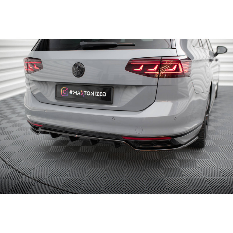 Splitter trasero para (with vertical bars) Volkswagen Passat R-Line B8 Facelift