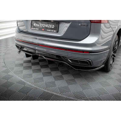 Splitter trasero para (with vertical bars) Volkswagen Tiguan Allspace R-Line Mk2 Facelift
