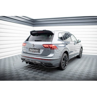 Splitter trasero para (with vertical bars) Volkswagen Tiguan Allspace R-Line Mk2 Facelift