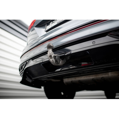 Splitter trasero para (with vertical bars) Volkswagen Tiguan Allspace R-Line Mk2 Facelift