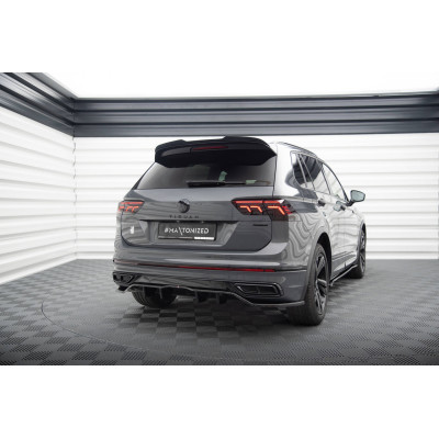 Splitter trasero para (with vertical bars) Volkswagen Tiguan R-Line Mk2 Facelift