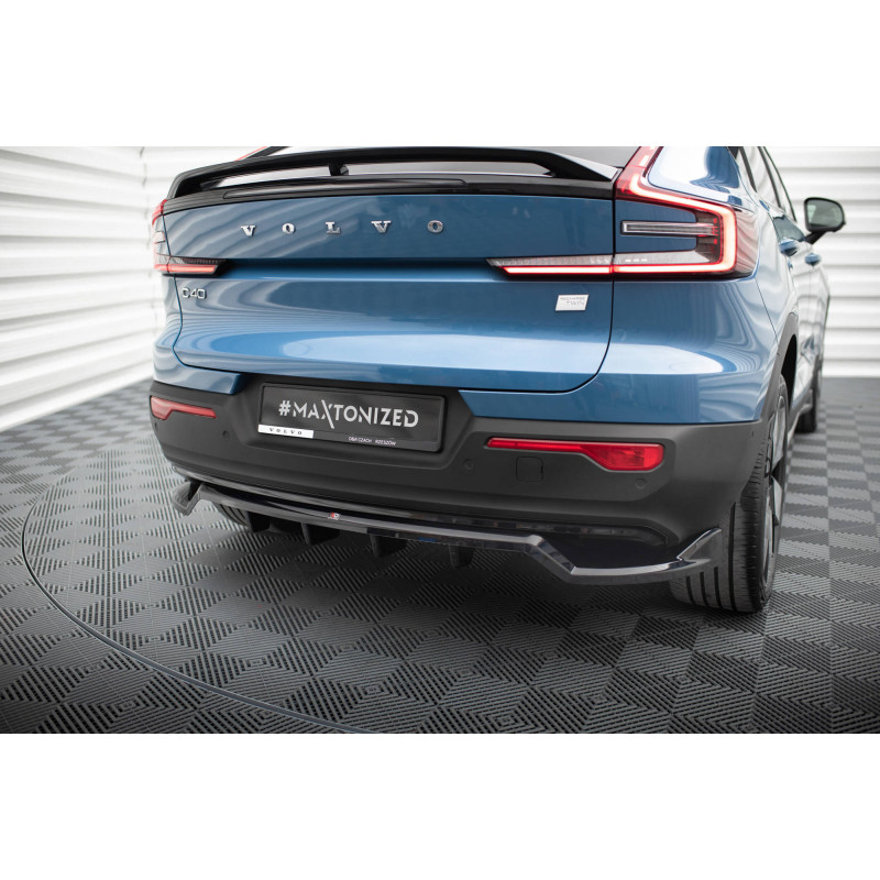 Splitter trasero para (with vertical bars) Volvo C40 Mk1
