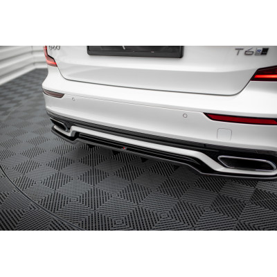 Splitter trasero para (with vertical bars) Volvo S60/V60 R-Design Mk3