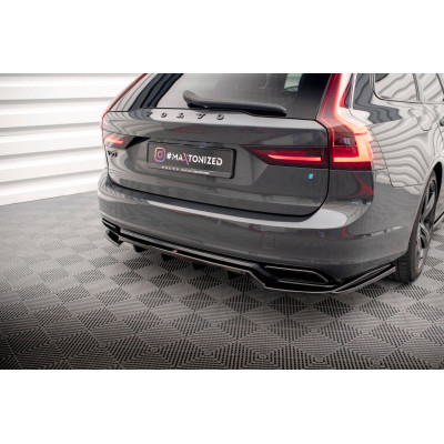 Splitter trasero para (with vertical bars) Volvo V90 / S90 R-Design Mk2
