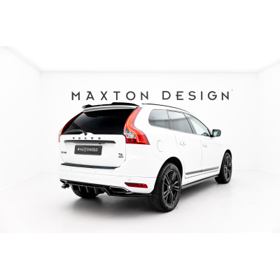 Splitter trasero para (with vertical bars) Volvo XC60 Mk1 Facelift