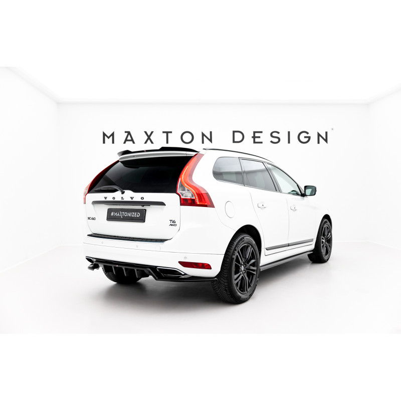Splitter trasero para (with vertical bars) Volvo XC60 Mk1 Facelift