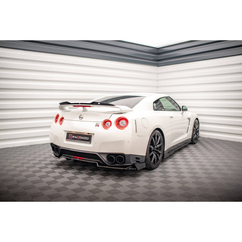 Splitter trasero para + Flaps PARA Nissan GTR R35 Facelift