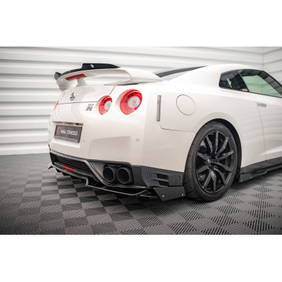 Splitter trasero para + Flaps PARA Nissan GTR R35 Facelift
