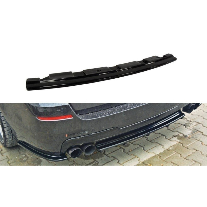 Splitter trasero para BMW 5 F11 M-PACK - without vertical bars (fits two double exhaust ends)