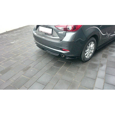Splitter trasero para Mazda 3 BM (Mk3) Facelift (without vertical bars)