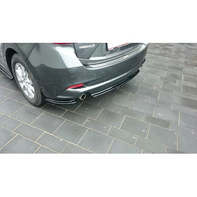 Splitter trasero para Mazda 3 BM (Mk3) Facelift (without vertical bars)