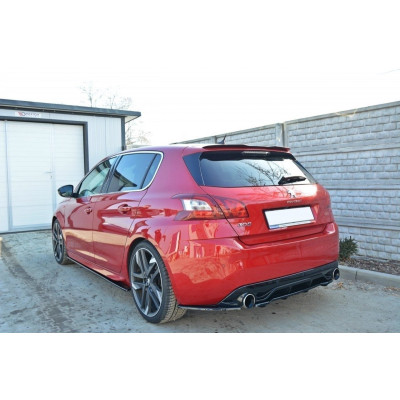 Splitter trasero para PEUGEOT 308 II GTI (with vertical bars)
