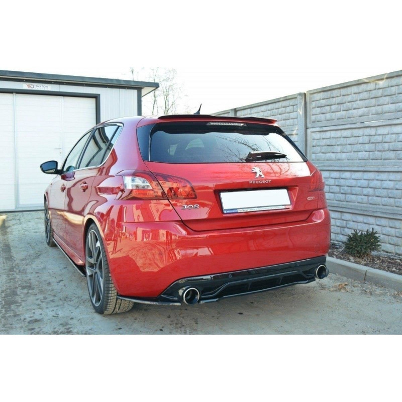 Splitter trasero para PEUGEOT 308 II GTI (without vertical bars)