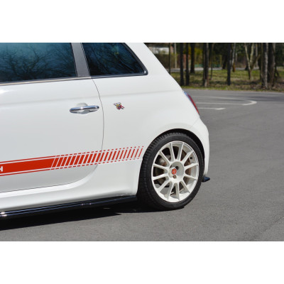 Splitters laterales para Abarth 500 Mk1