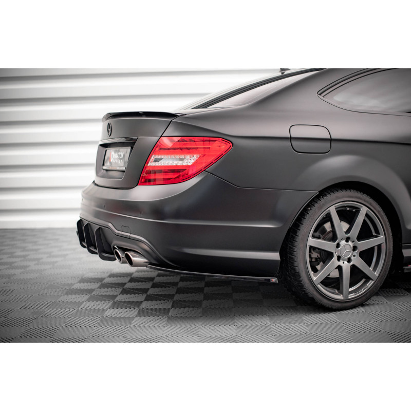 Splitters laterales para Mercedes-Benz C Coupe / Sedan / Estate  AMG-Line C204 / W204 Facelift / S204 Facelift