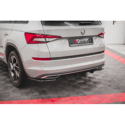Splitters laterales para Skoda Kodiaq Sportline Mk1 / Mk1 Facelift