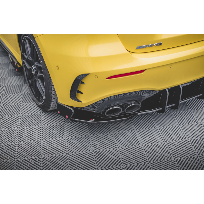 Splitters laterales para  + Flaps Mercedes-AMG A 45 S Aero Pack W177