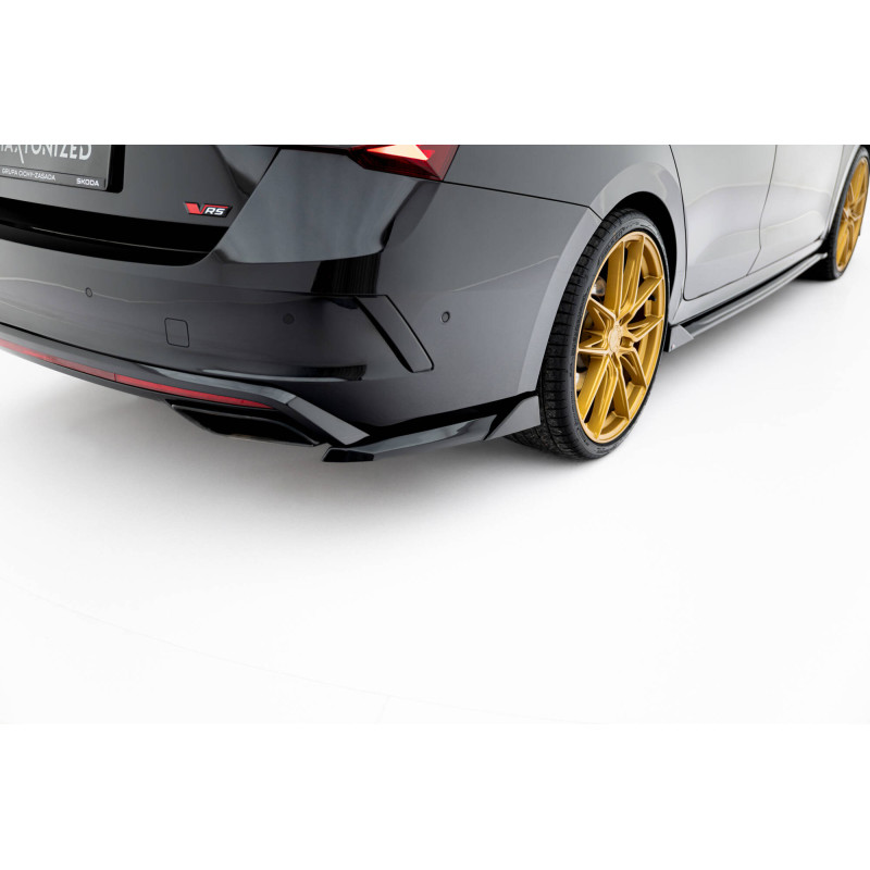 Splitters laterales para V.6 Skoda Octavia RS Liftback / Combi Mk4 / Mk4 Facelift