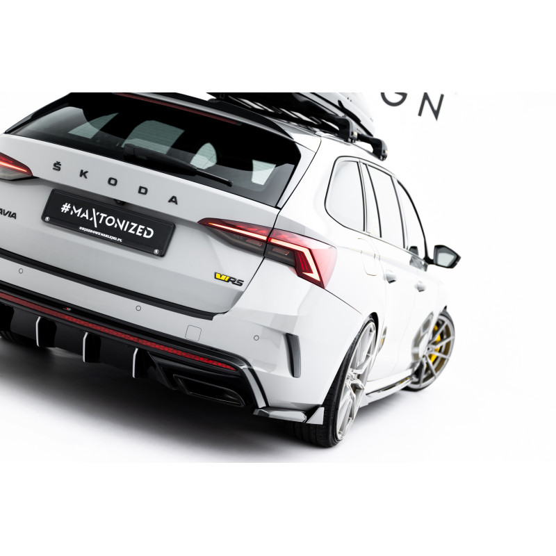 Splitters laterales para V.8 Skoda Octavia RS Liftback / Combi Mk4