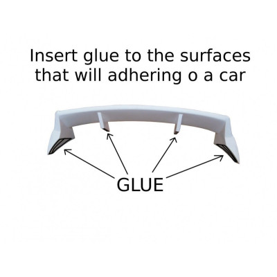 Spoiler de techo para (RS Look) para Fiesta Mk7 / Mk7 FL