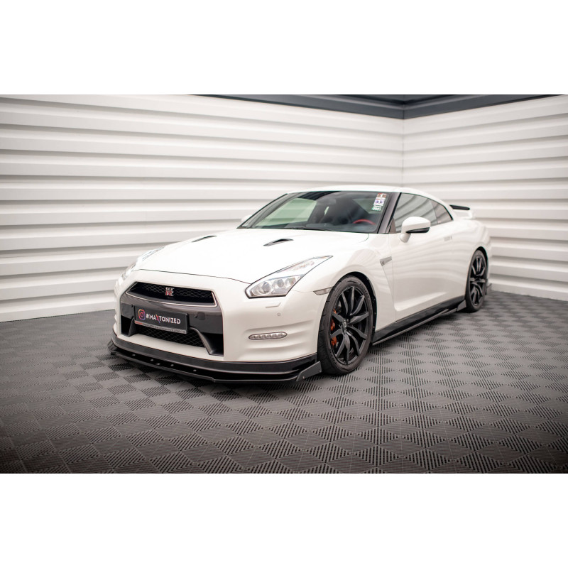 Spoiler delantero para + Flaps Nissan GTR R35 Facelift