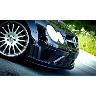 Spoiler delantero para MERCEDES CLK W209 BLACK (SL BLACK SERIES LOOK)