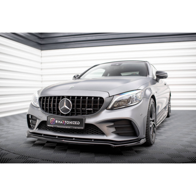 Spoiler delantero para  Mercedes-AMG C43 Coupe / Cabrio / Sedan / Estate C205 / A205 / W205 / S205 Facelift