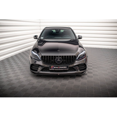 Spoiler delantero para  Mercedes-Benz C AMG Line Sedan / Coupe / Estate W205 / C205 / S205 Facelift