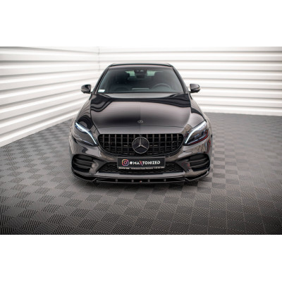 Spoiler delantero para  Mercedes-Benz C AMG Line Sedan / Coupe / Estate W205 / C205 / S205 Facelift