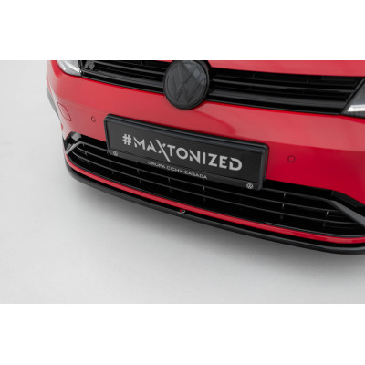 Spoiler delantero para V.7 Volkswagen Golf R / R-Line Mk7 Facelift
