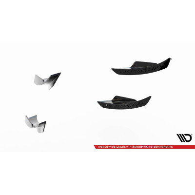 Spoiler delantero para Wings (Canards) para Fiesta 7 ST Facelift