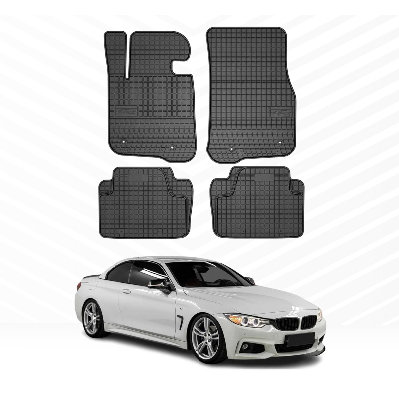 ALFOMBRILLA DE GOMA PARA BMW SERIE 4 | F33 F36 | CABRIO GRAN CUPÉ | ENTRE 2013-2021