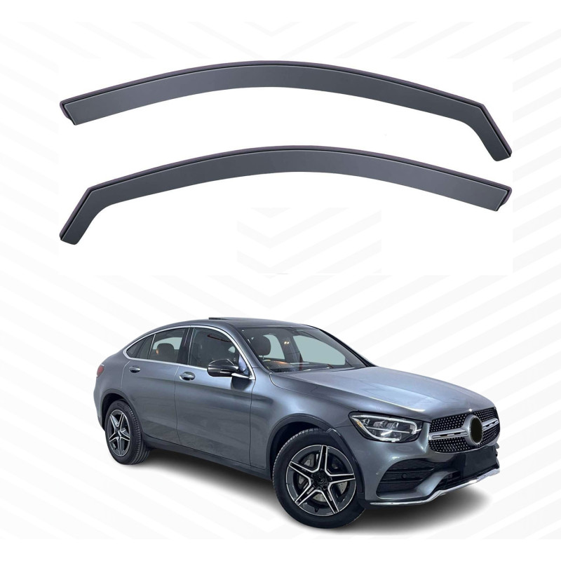 Deflectores para MERCEDES GLC | X253 | 2016+ derivabrisas (Delanteros (2 pcs))